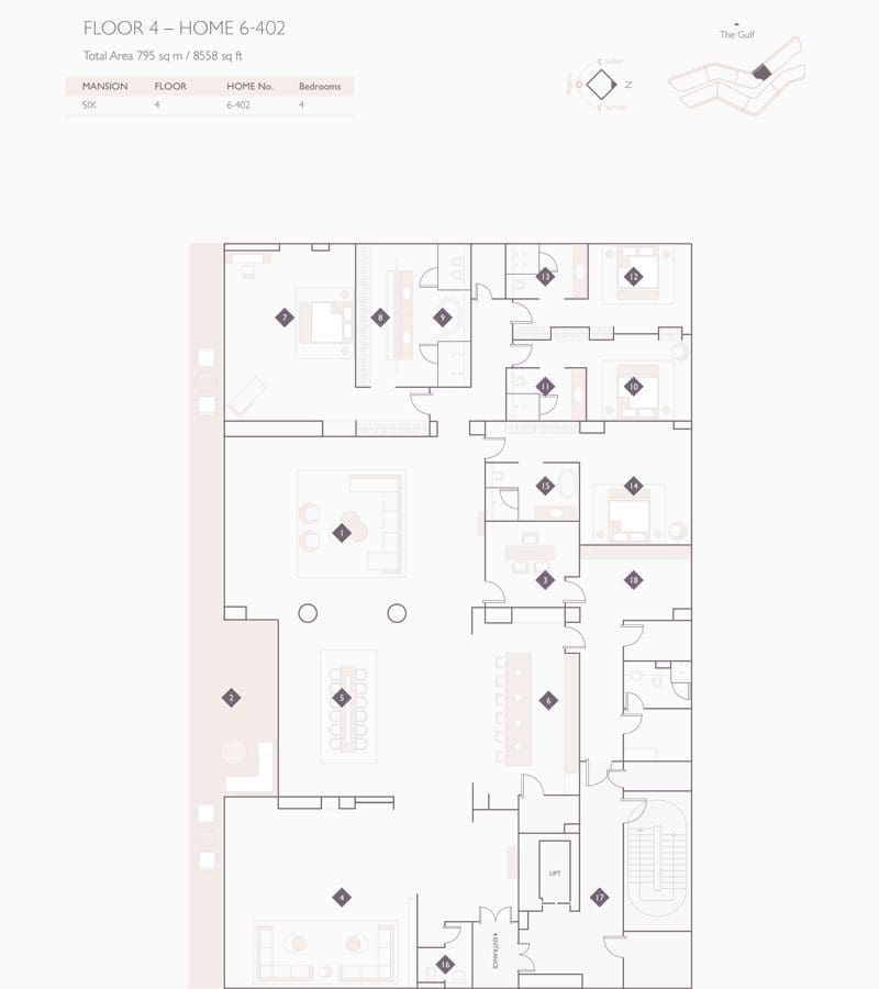 Alef Residences Mansions Floor Plans