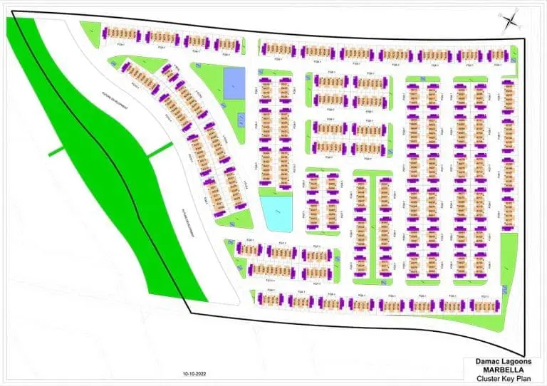 Marbella Damac Lagoons Master Plan