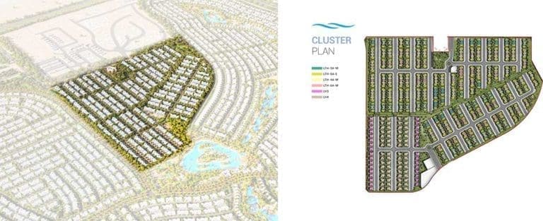 Santorini at Damac Lagoons Master Plan