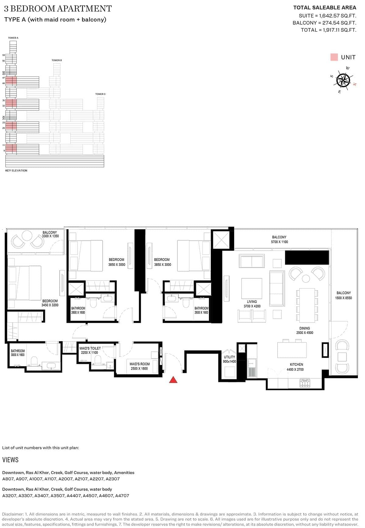 Sobha One Floor Plans | Apartments Floor Plan Sobha One Dubai