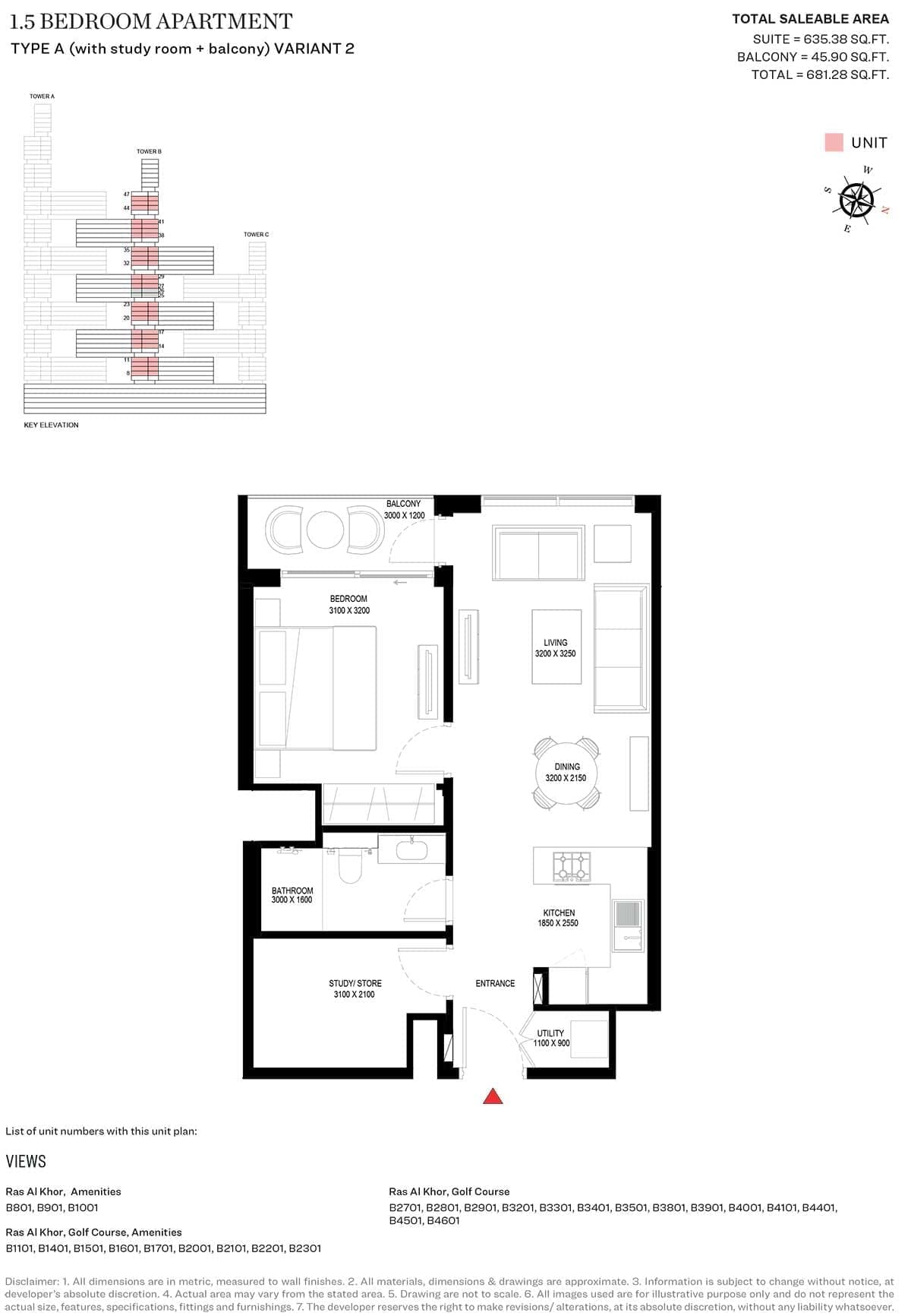 Sobha One Floor Plans | Apartments Floor Plan Sobha One Dubai