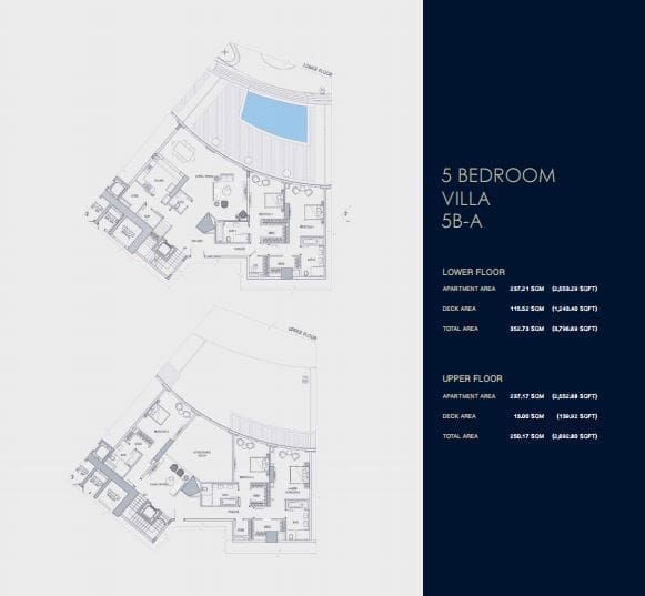 Imperial Avenue 5 Bedroom Villa Type 5B A Floor Plans