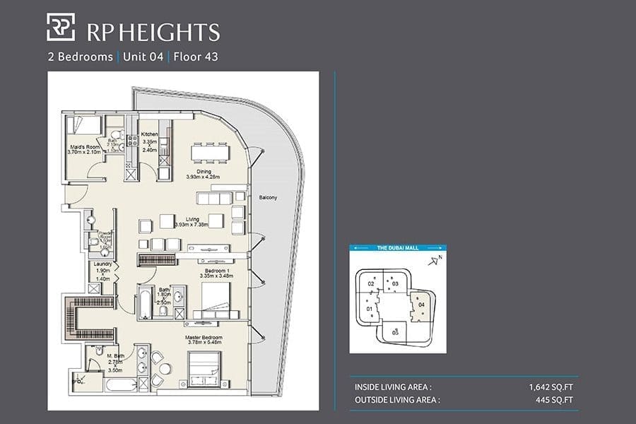 Rp Heights Floor Plans Apartments Floor Plans Downtown Dubai