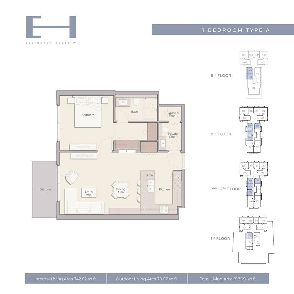 Ellington House 4 Floor Plans