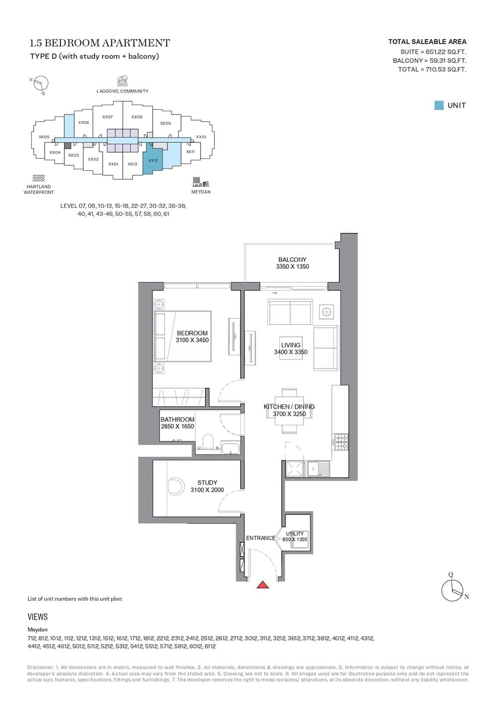 350 Riverside Crescent Floor Plans