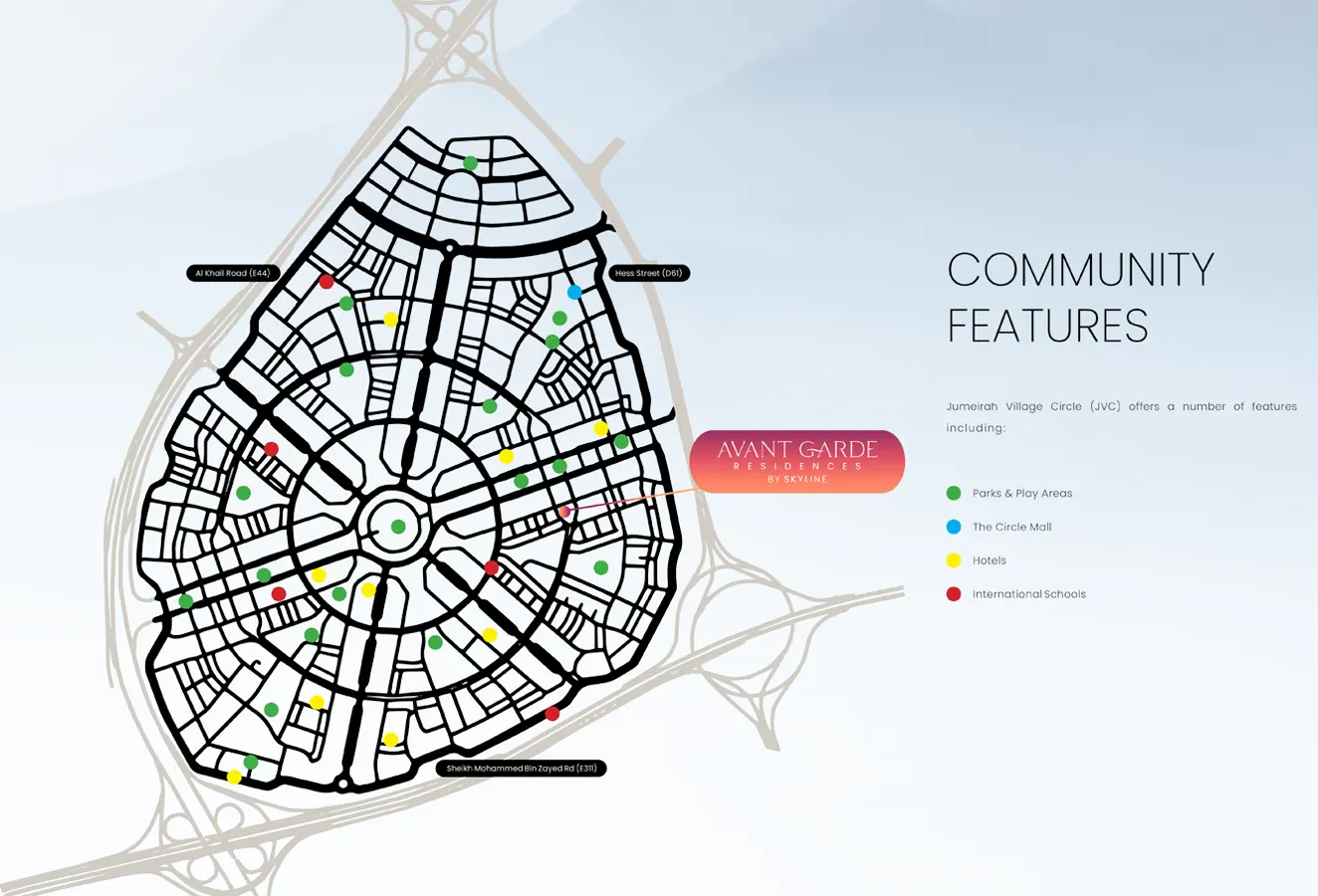 Avant Garde Residences Master Plan