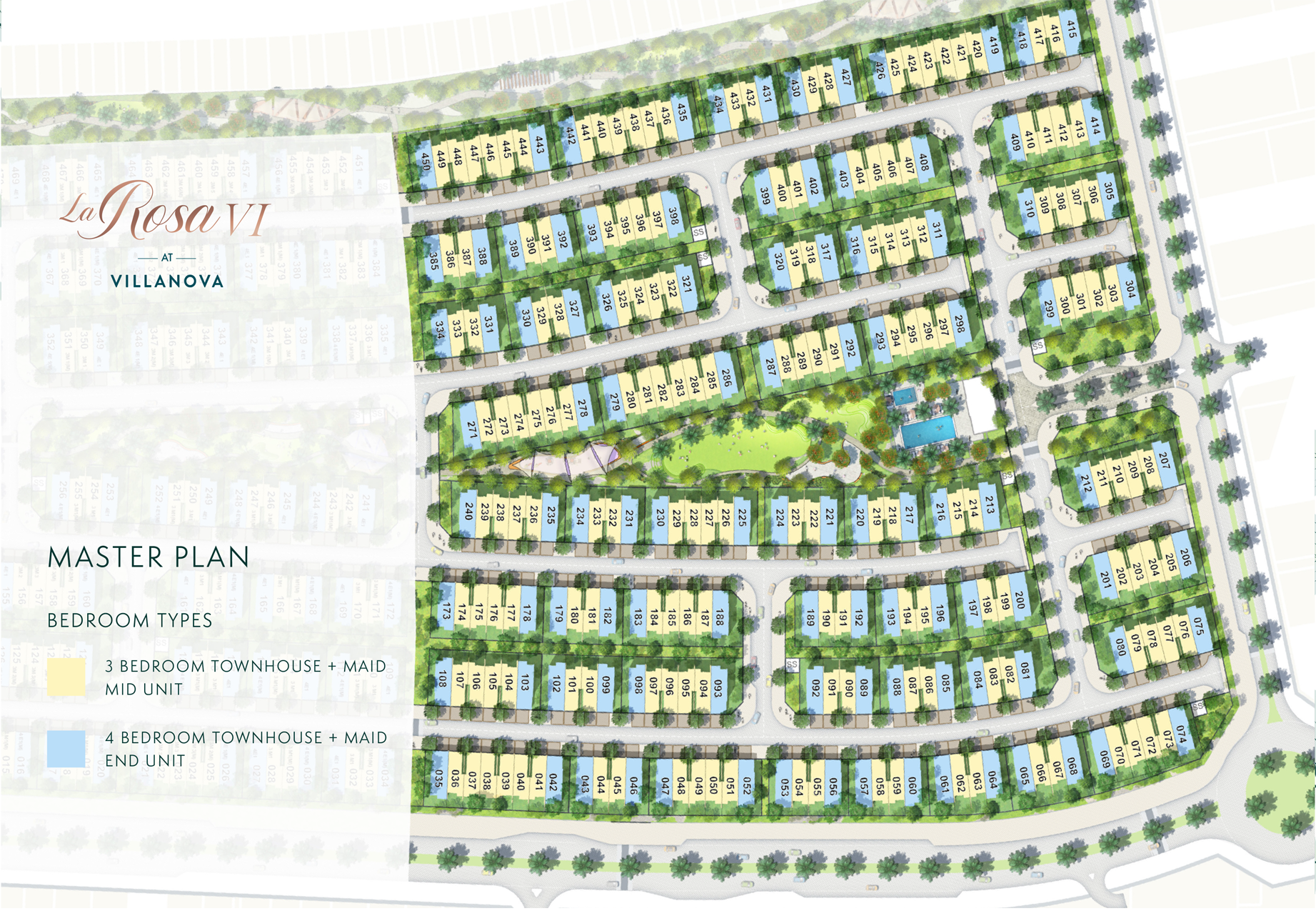 La Rosa Phase 6 Master Plan at Dubailand