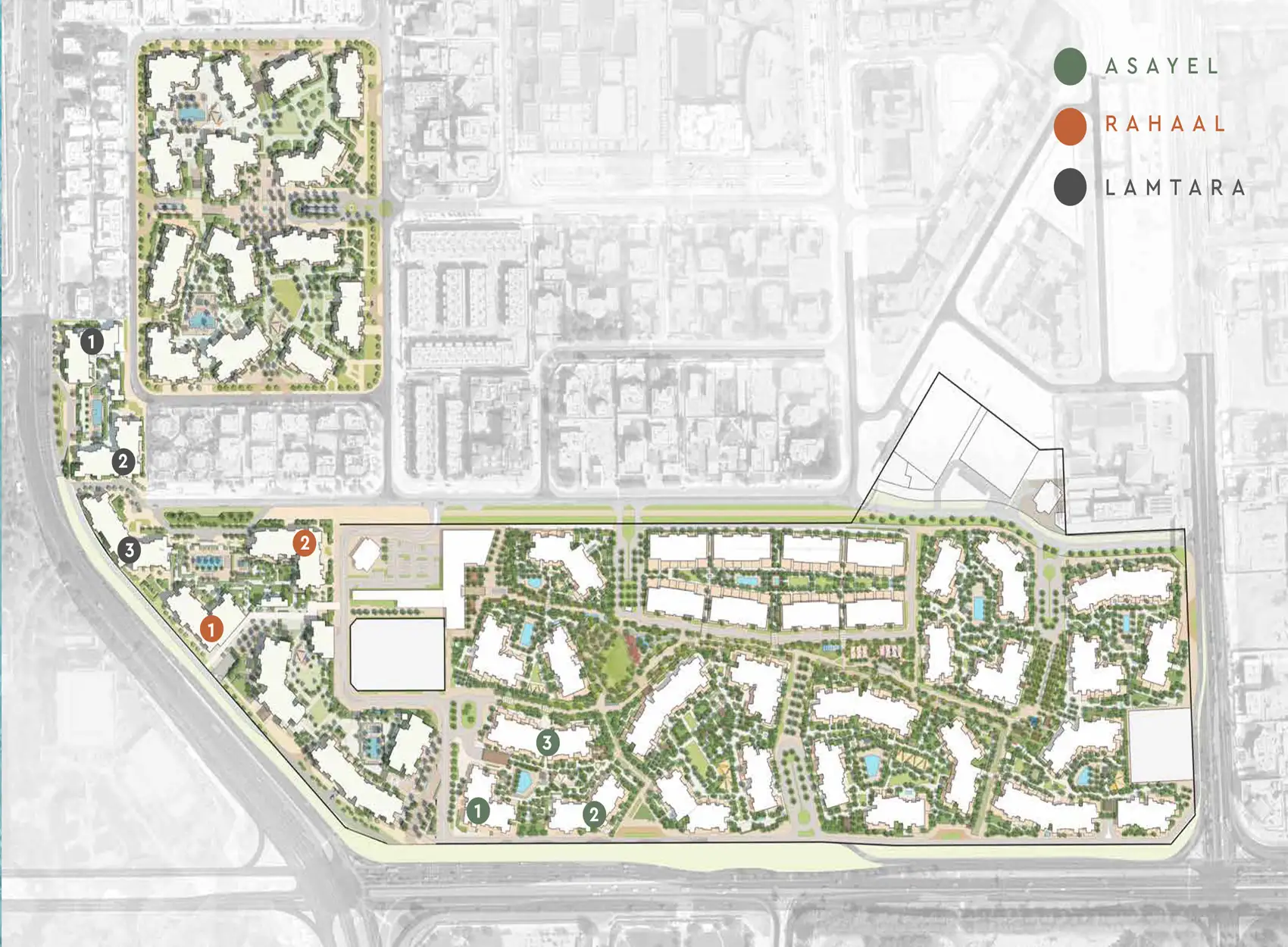 Asayel Building 3 Master Plan at Jumeirah Dubai