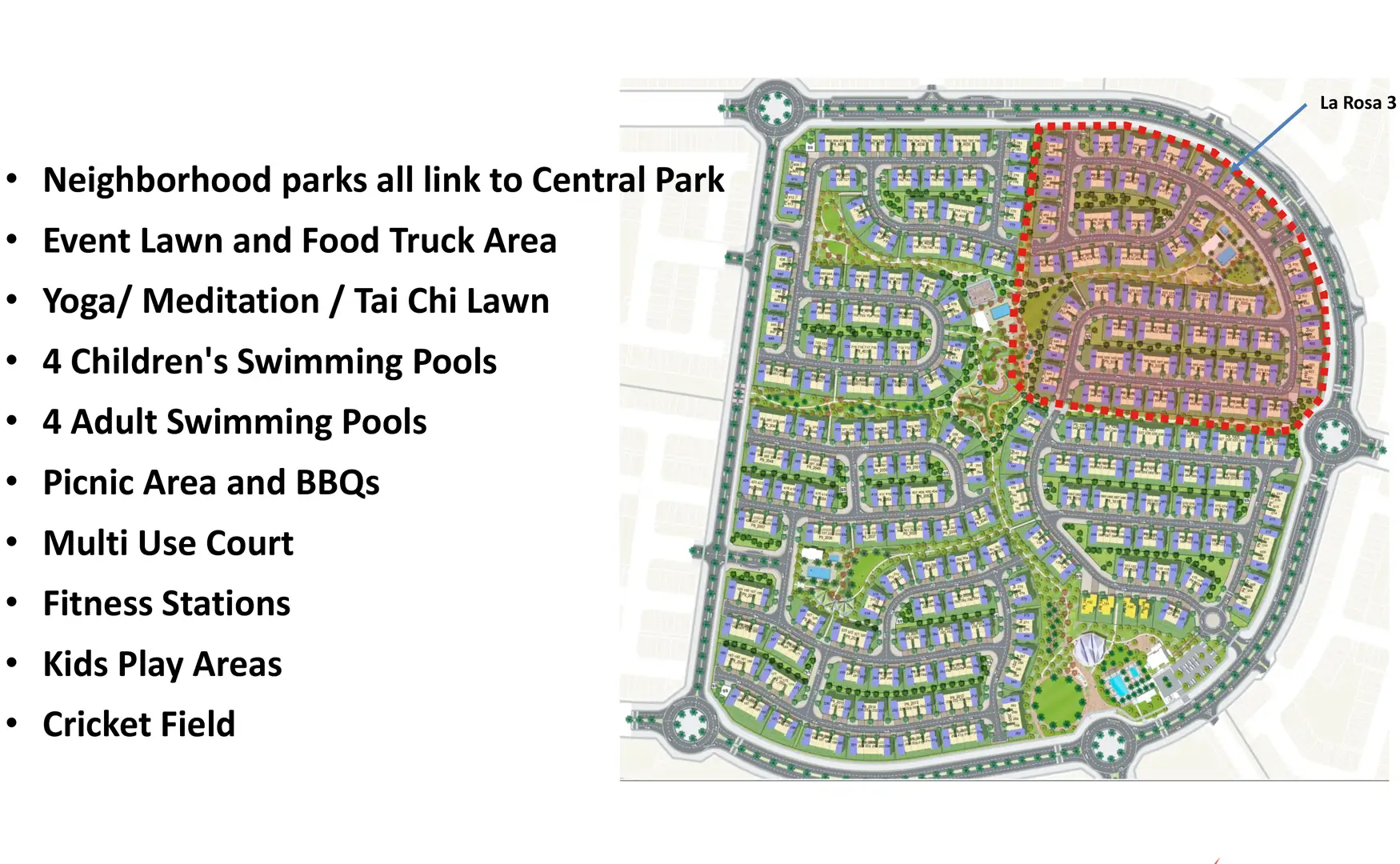 La Rosa 3 at Villanova Master Plan