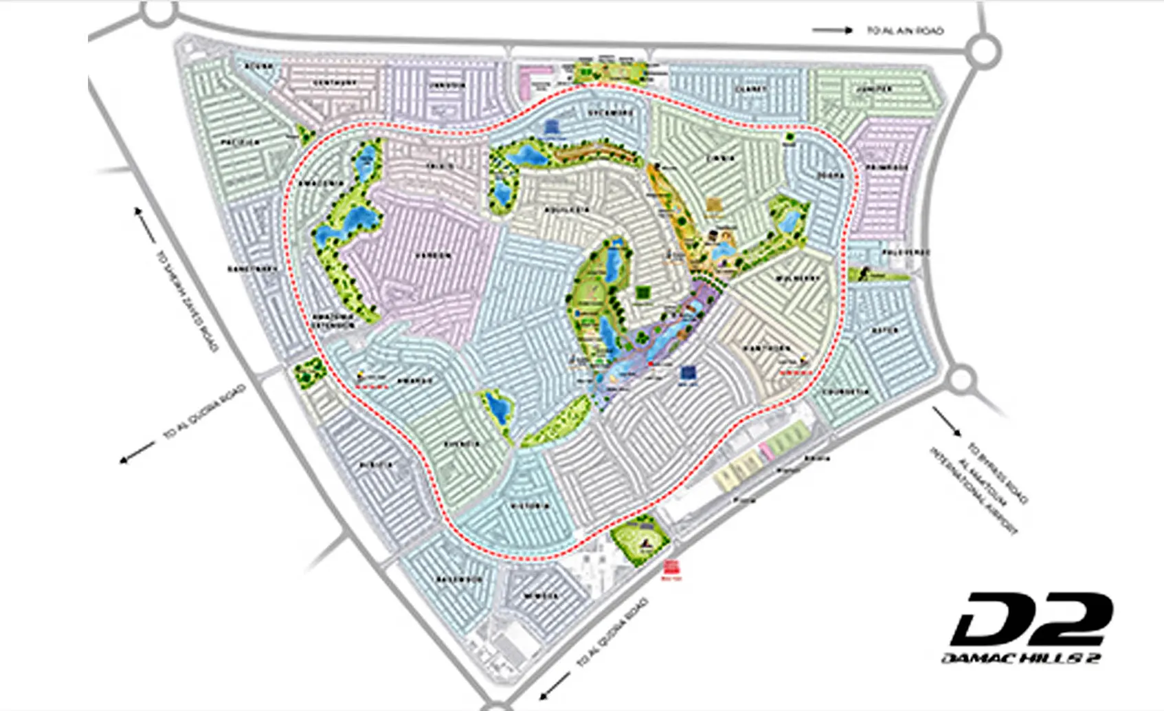 Violet at Damac Hills 2 Master Plan