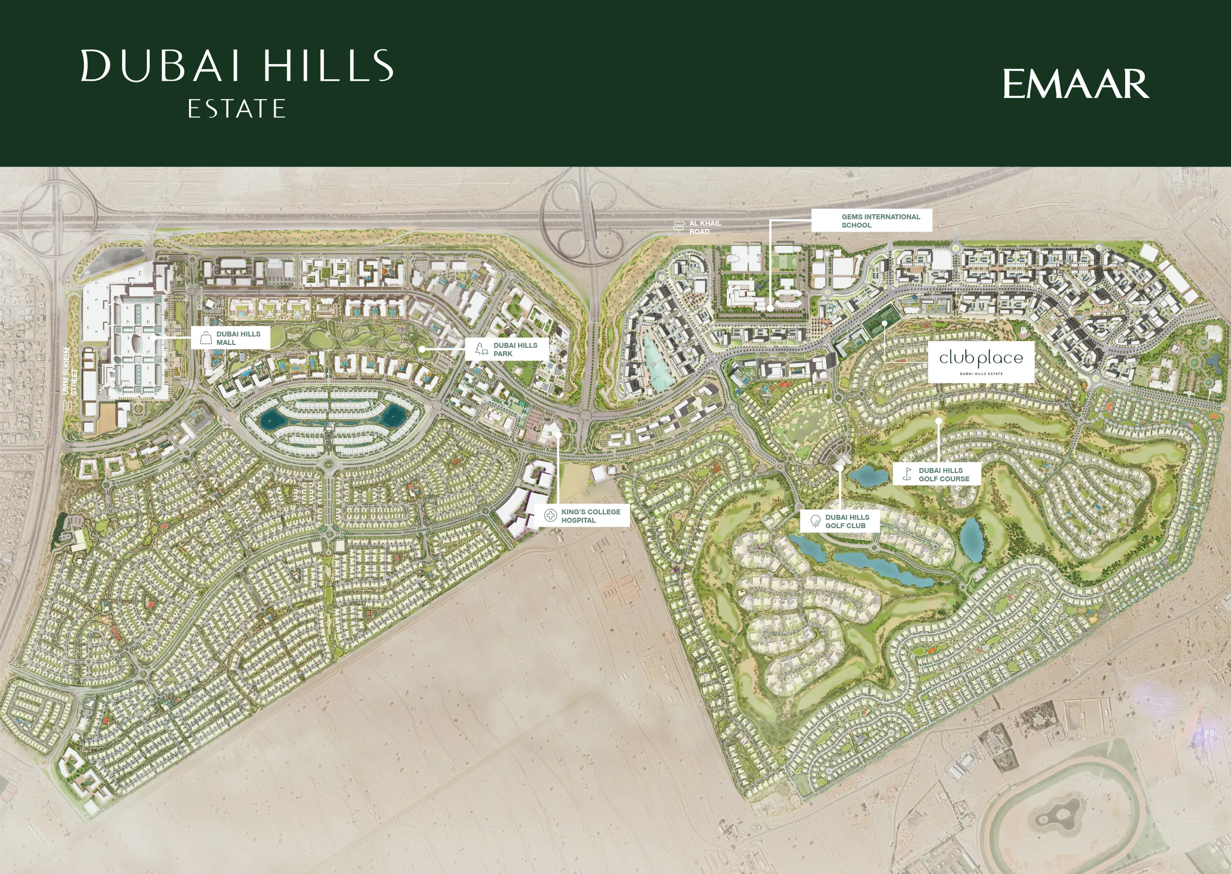 Club Place by Emaar Master Plan