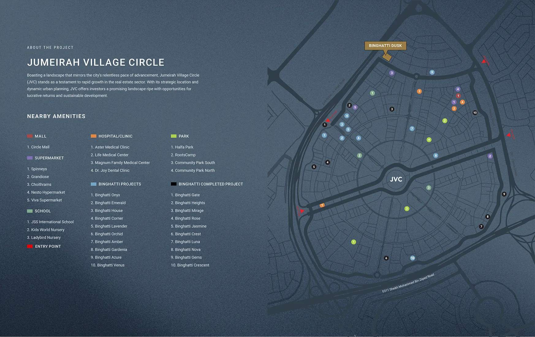 Binghatti Dusk Master Plan