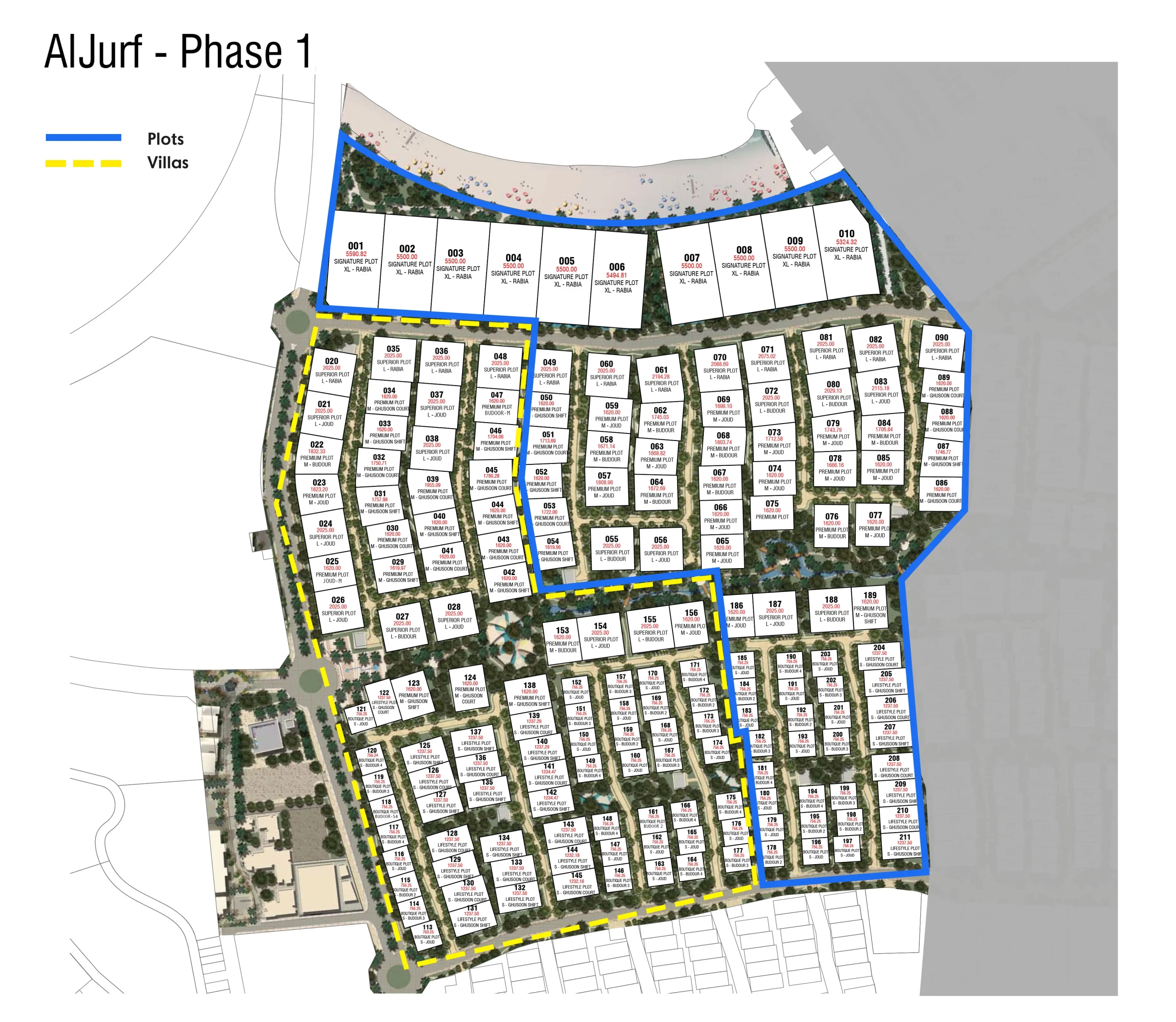 Joud Villas Master Plan