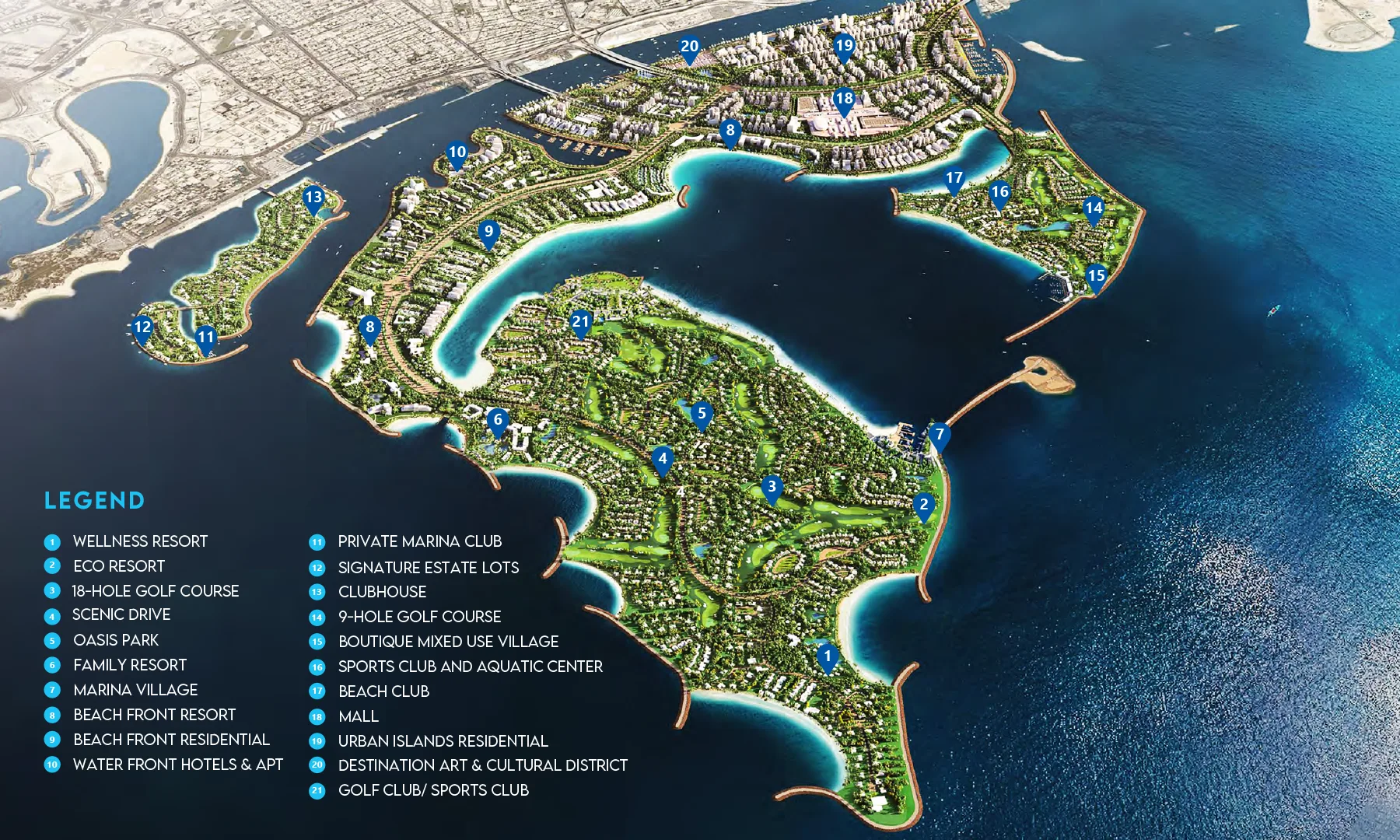 Ocean Tower at Dubai Islands Master Plan