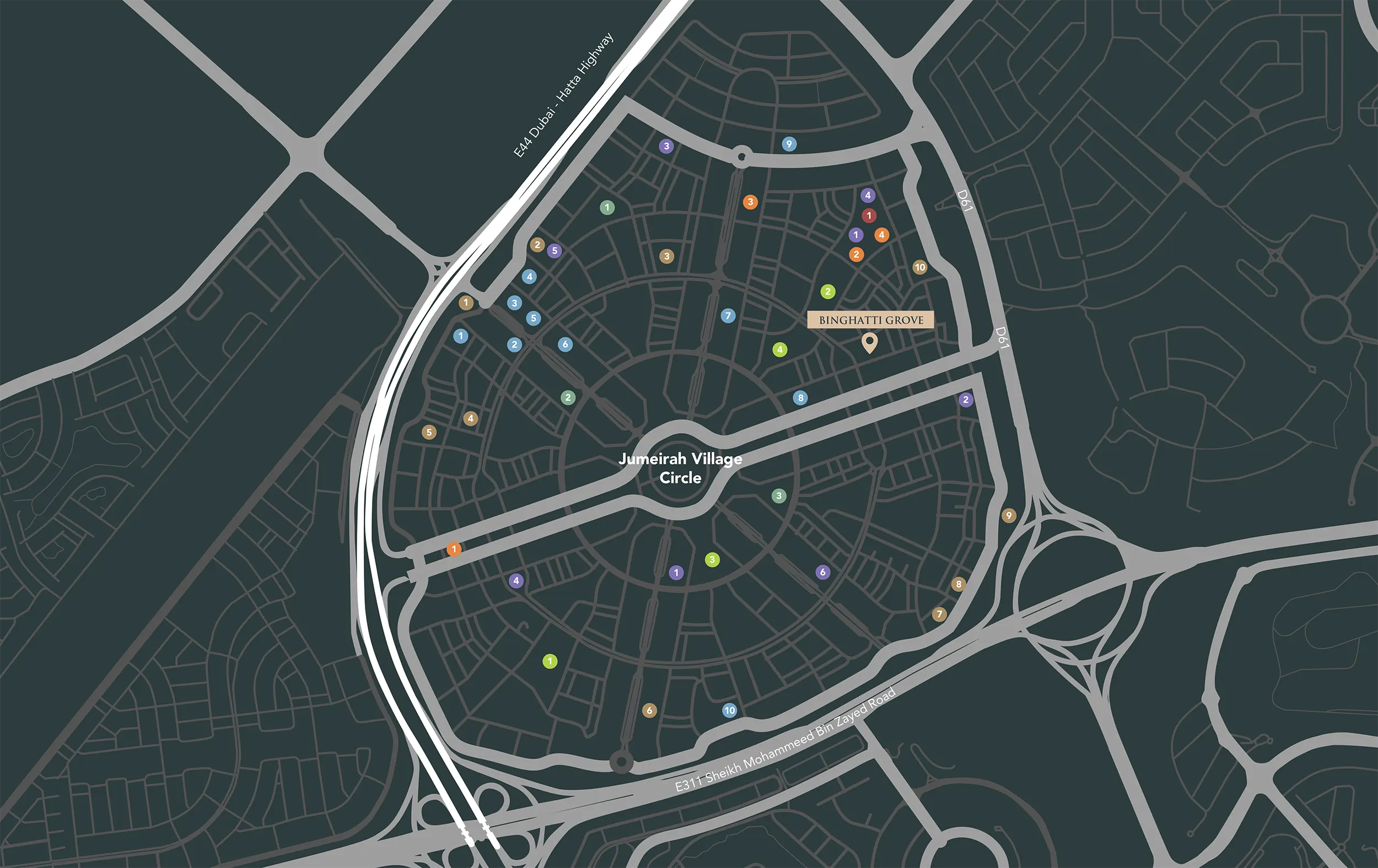 Binghatti Grove Master Plan