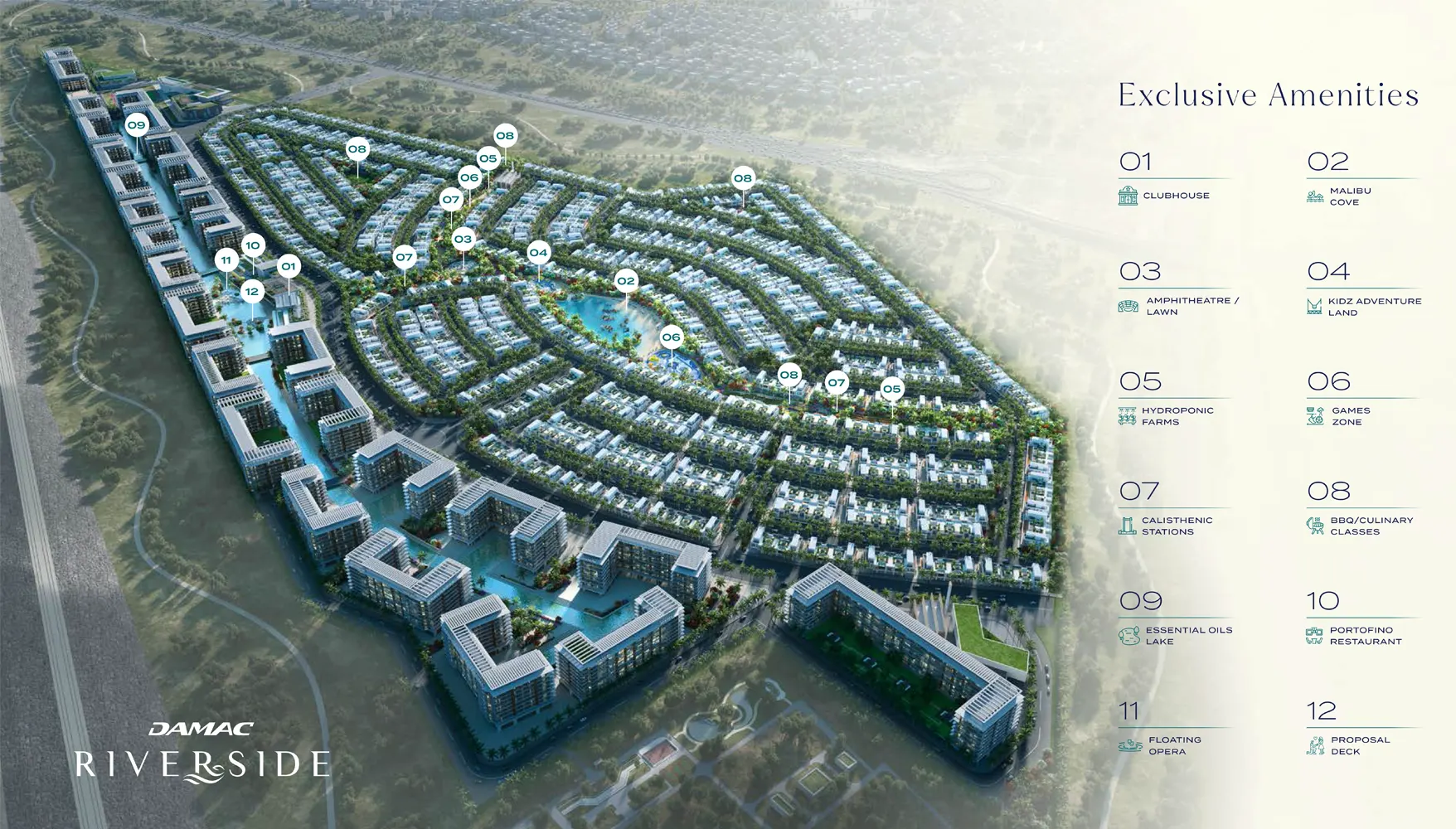 Damac Riverside Master Plan