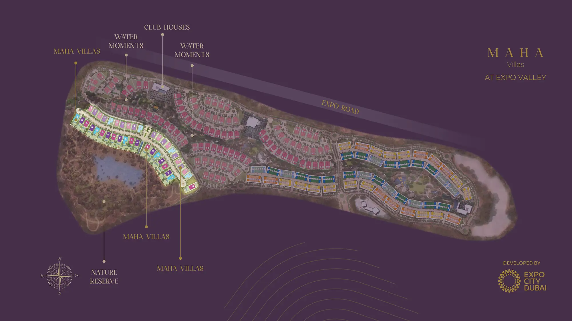 Maha Villas at Expo Valley Master Plan