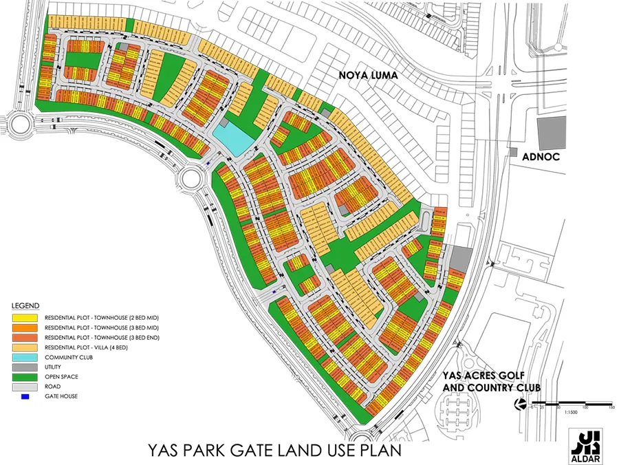 Yas Park Gate Master Plan