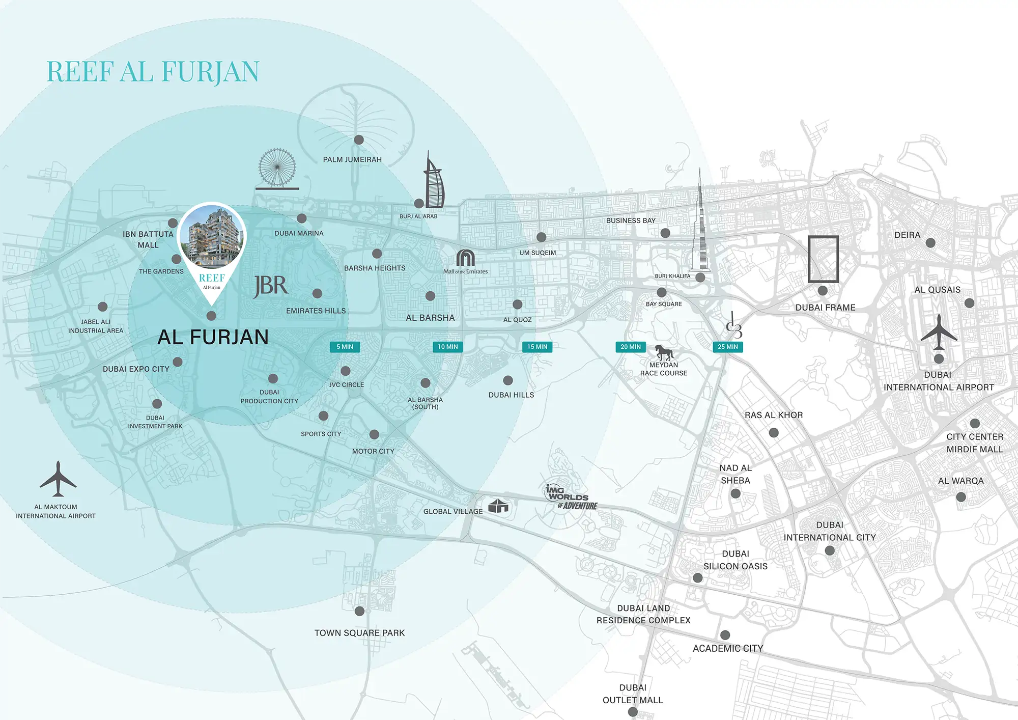 Reef 999 at Al Furjan Master Plan